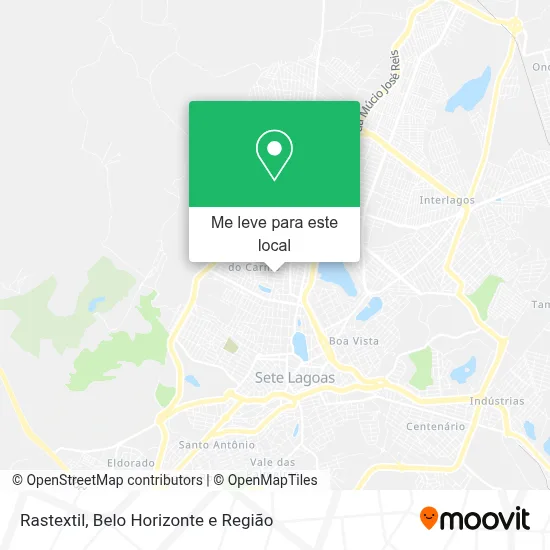 Rastextil mapa