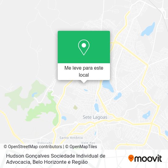 Hudson Gonçalves Sociedade Individual de Advocacia mapa