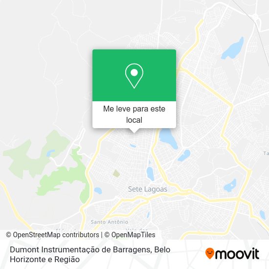Dumont Instrumentação de Barragens mapa