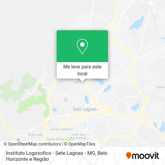 Instituto Logosofico - Sete Lagoas - MG mapa