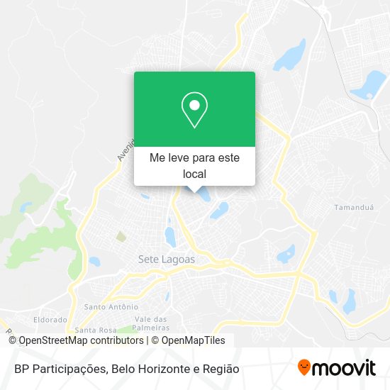 BP Participações mapa