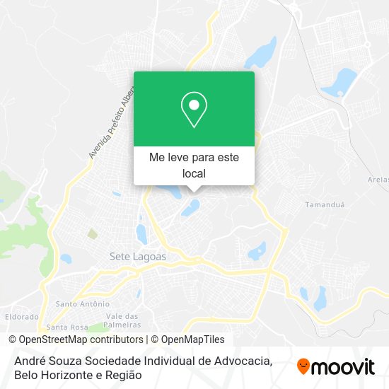 André Souza Sociedade Individual de Advocacia mapa