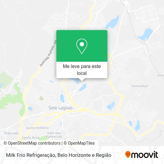 Milk Frio Refrigeração mapa