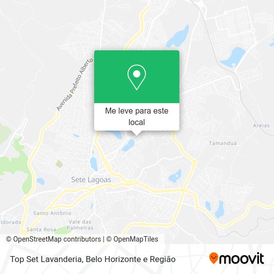 Top Set Lavanderia mapa