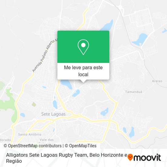 Alligators Sete Lagoas Rugby Team mapa