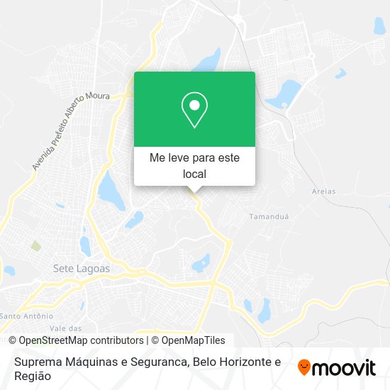 Suprema Máquinas e Seguranca mapa