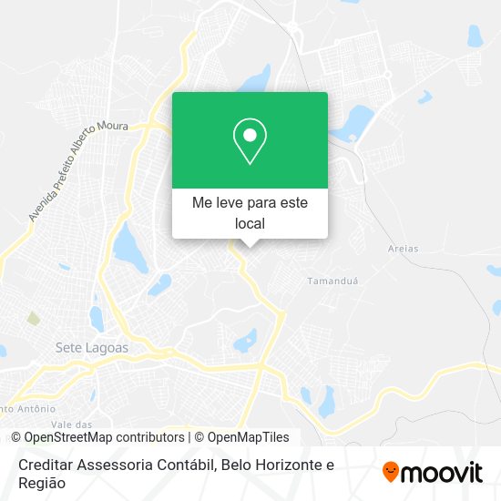Creditar Assessoria Contábil mapa