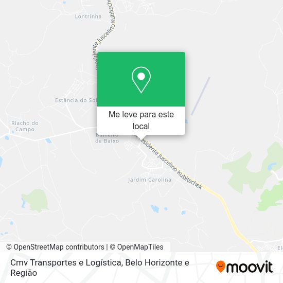 Cmv Transportes e Logística mapa