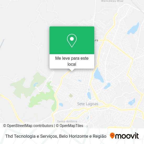 Thd Tecnologia e Serviços mapa