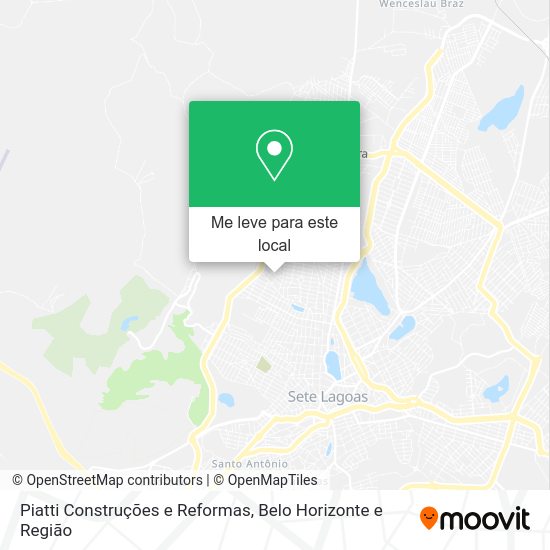 Piatti Construções e Reformas mapa