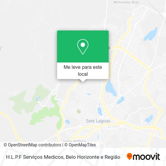 H.L.P.F Serviços Medicos mapa