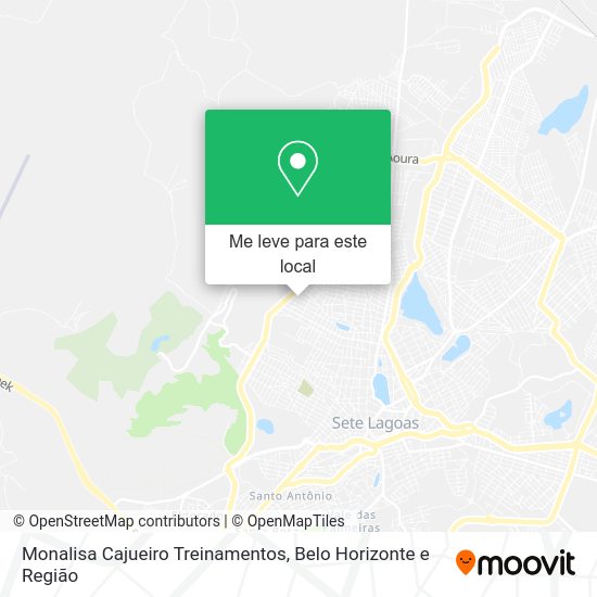 Monalisa Cajueiro Treinamentos mapa