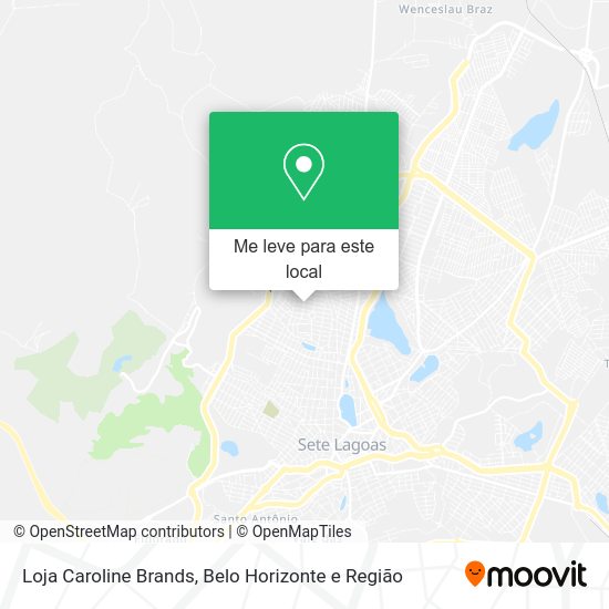Loja Caroline Brands mapa