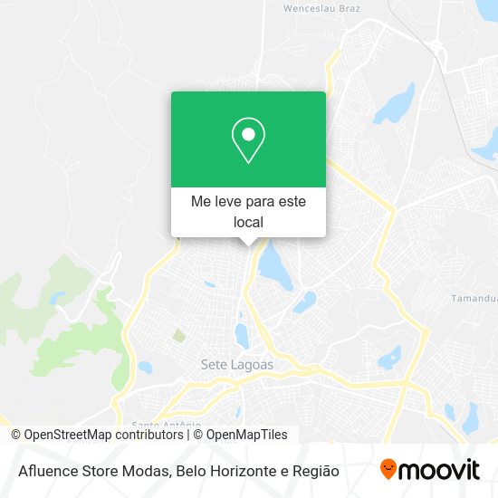 Afluence Store Modas mapa