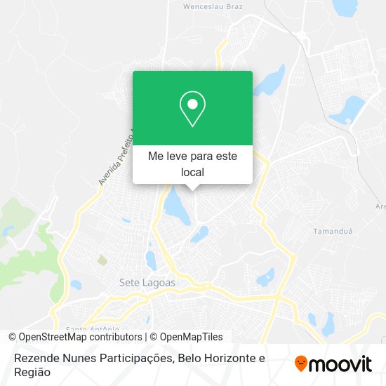 Rezende Nunes Participações mapa