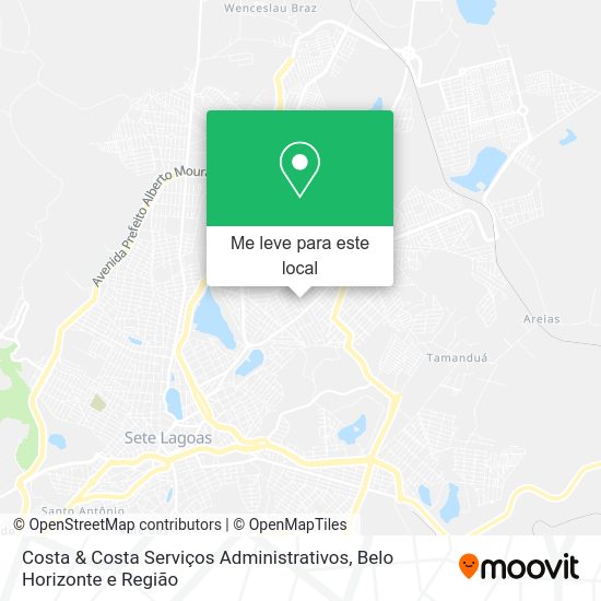 Costa & Costa Serviços Administrativos mapa