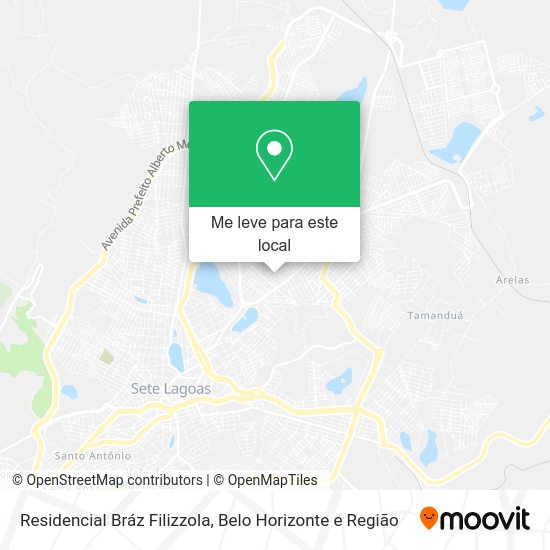 Residencial Bráz Filizzola mapa