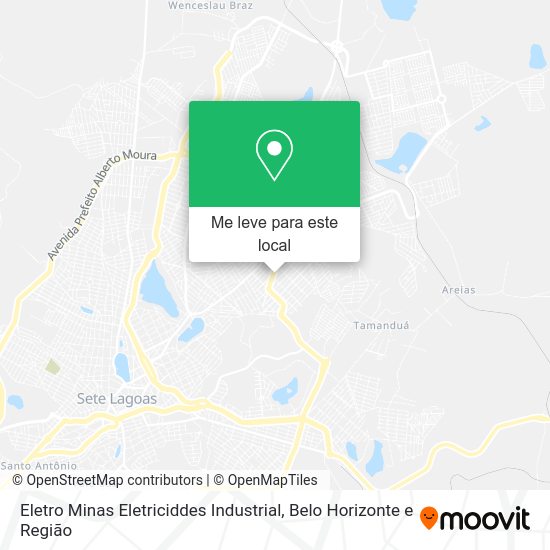 Eletro Minas Eletriciddes Industrial mapa