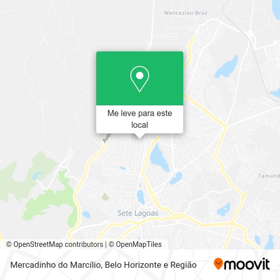 Mercadinho do Marcílio mapa