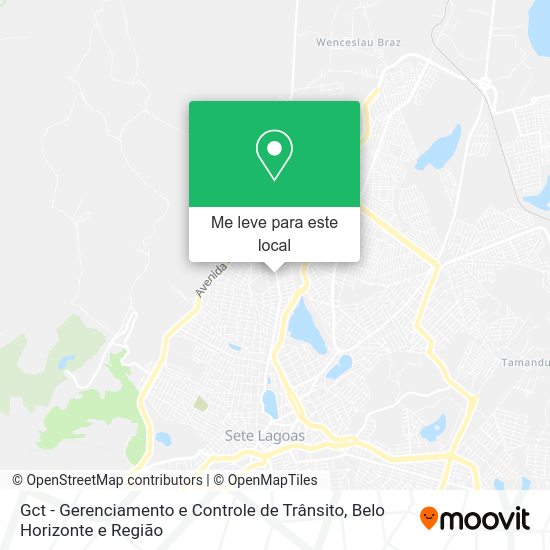 Gct - Gerenciamento e Controle de Trânsito mapa