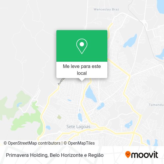 Primavera Holding mapa