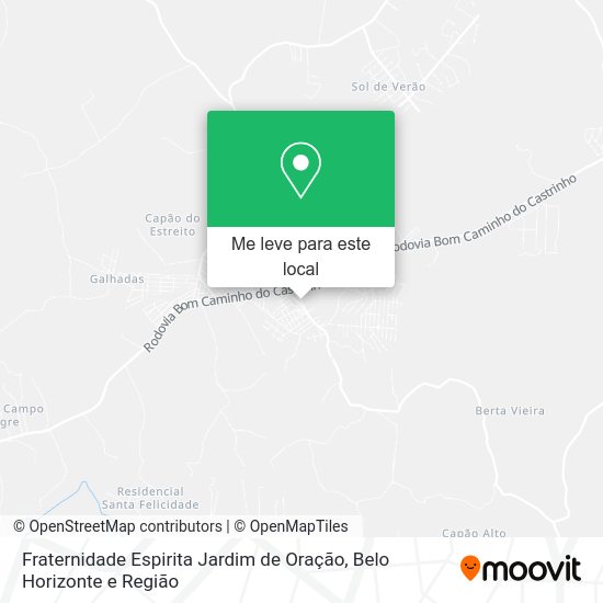Fraternidade Espirita Jardim de Oração mapa