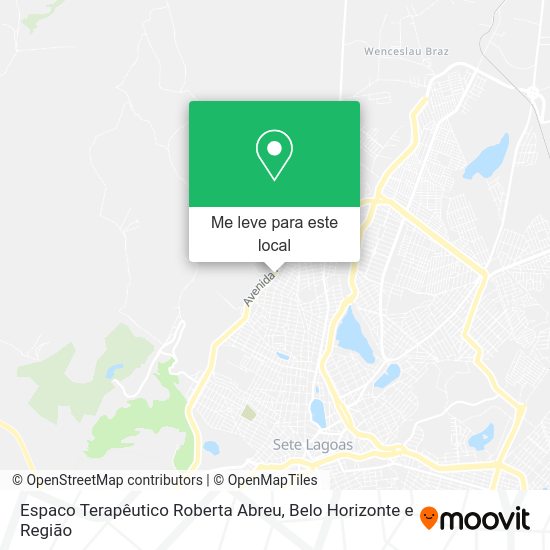 Espaco Terapêutico Roberta Abreu mapa