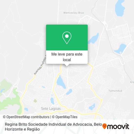 Regina Brito Sociedade Individual de Advocacia mapa