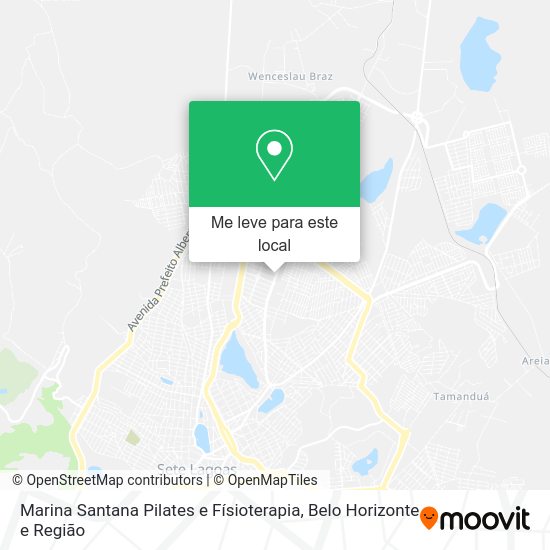 Marina Santana Pilates e Físioterapia mapa