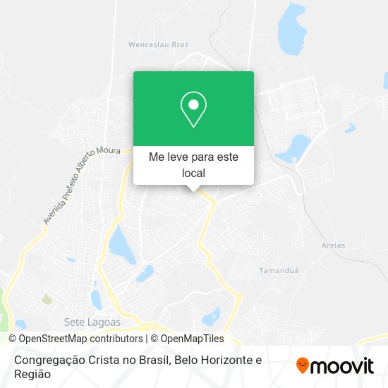 Congregação Crista no Brasil mapa