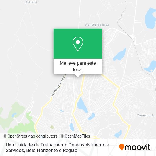 Uep Unidade de Treinamento Desenvolvimento e Serviços mapa