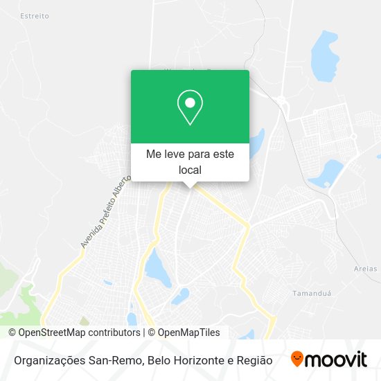 Organizações San-Remo mapa