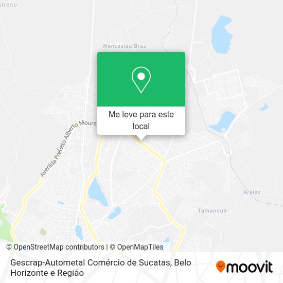 Gescrap-Autometal Comércio de Sucatas mapa