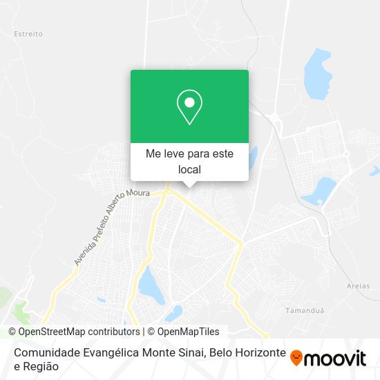 Comunidade Evangélica Monte Sinai mapa