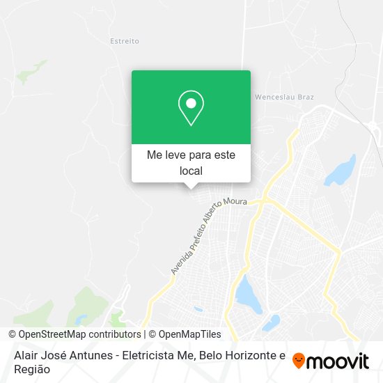 Alair José Antunes - Eletricista Me mapa