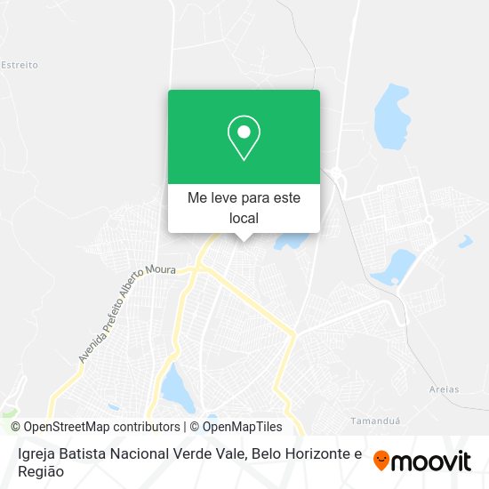 Igreja Batista Nacional Verde Vale mapa