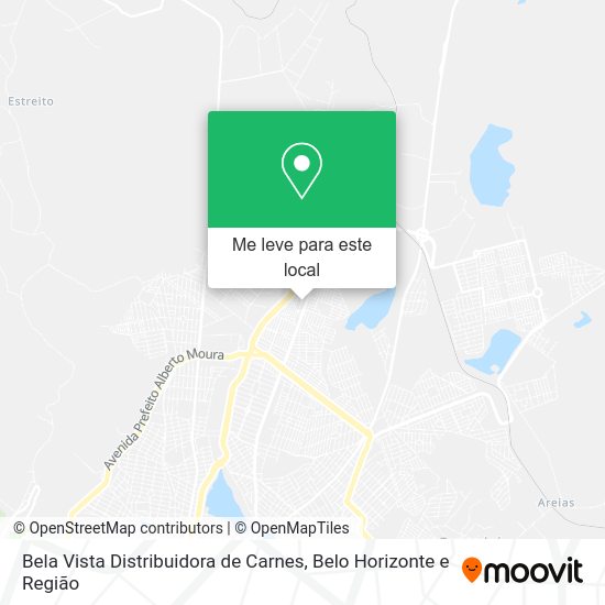 Bela Vista Distribuidora de Carnes mapa
