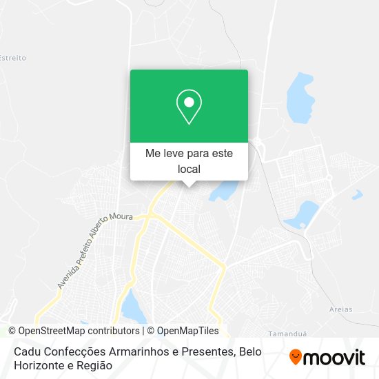 Cadu Confecções Armarinhos e Presentes mapa