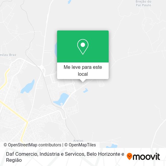 Daf Comercio, Indústria e Servicos mapa
