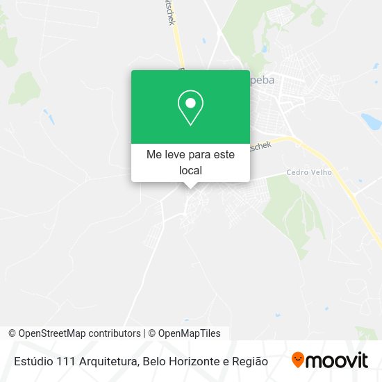 Estúdio 111 Arquitetura mapa