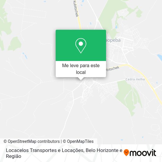 Locacelos Transportes e Locações mapa