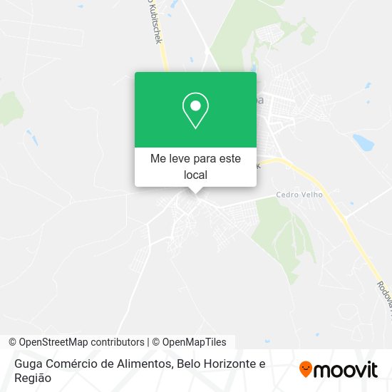 Guga Comércio de Alimentos mapa