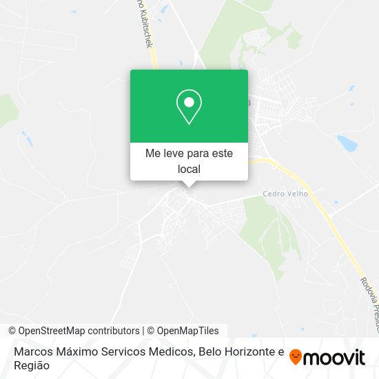 Marcos Máximo Servicos Medicos mapa