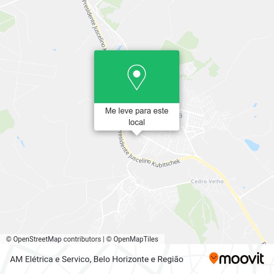 AM Elétrica e Servico mapa