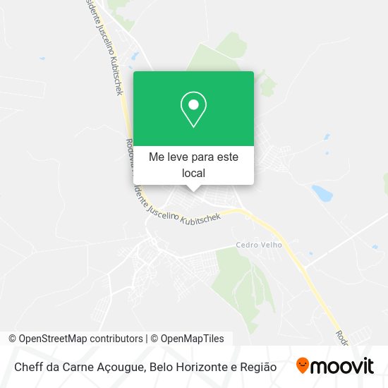 Cheff da Carne Açougue mapa