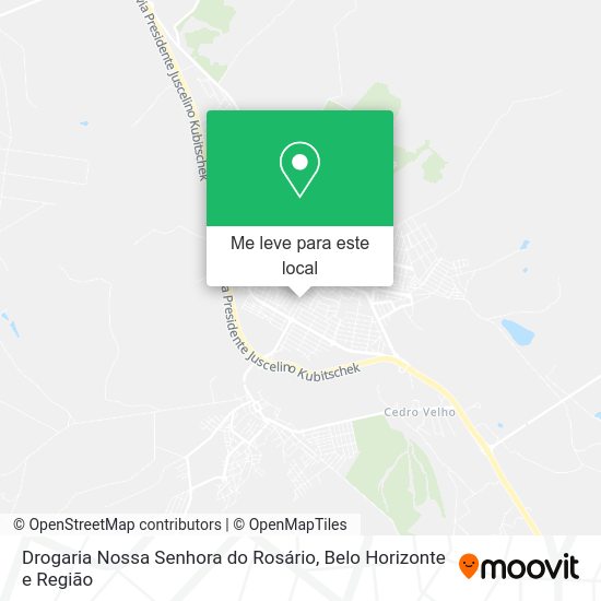 Drogaria Nossa Senhora do Rosário mapa