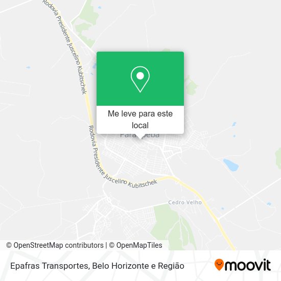 Epafras Transportes mapa