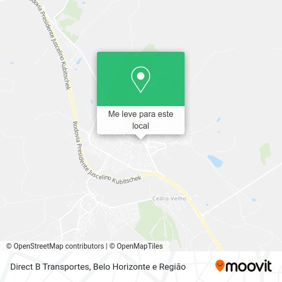 Direct B Transportes mapa