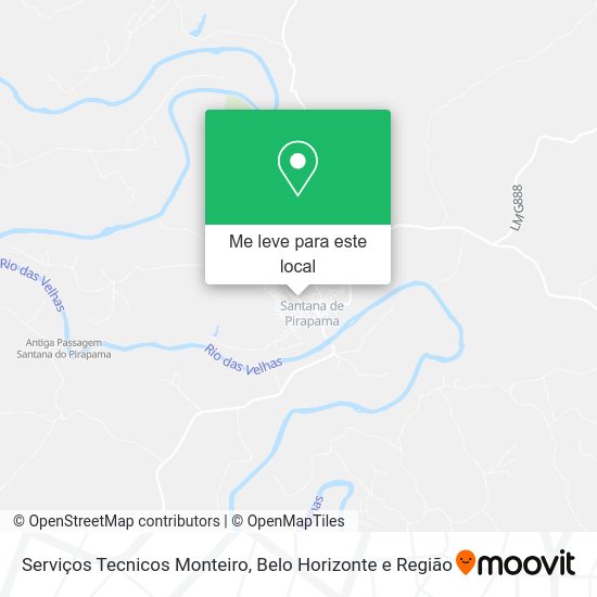 Serviços Tecnicos Monteiro mapa