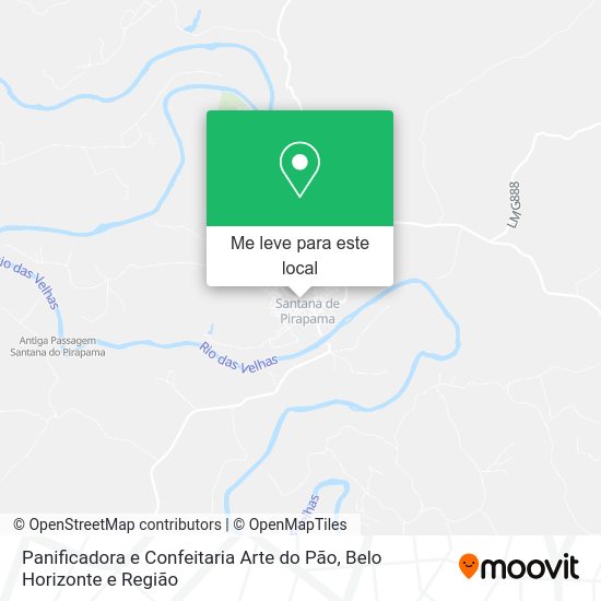 Panificadora e Confeitaria Arte do Pão mapa
